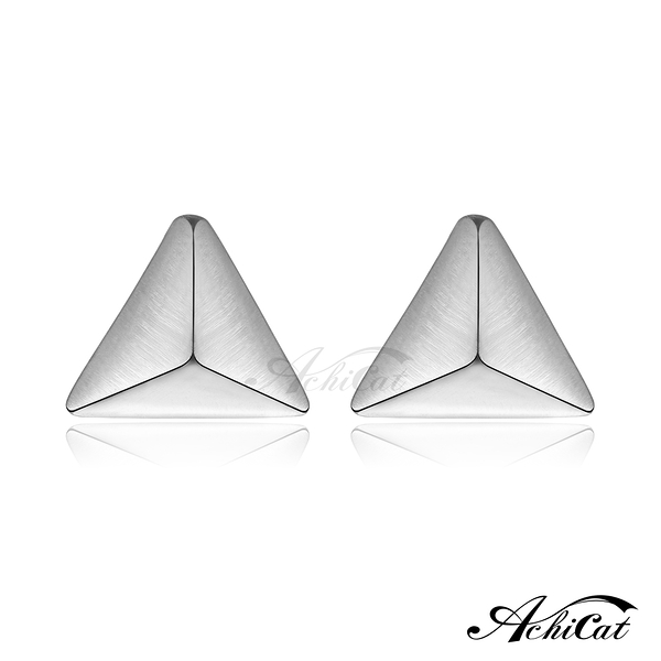 AchiCat 925純銀耳環 純銀飾 簡約三角 三角型耳環 女耳環 一對價格 GS6210
