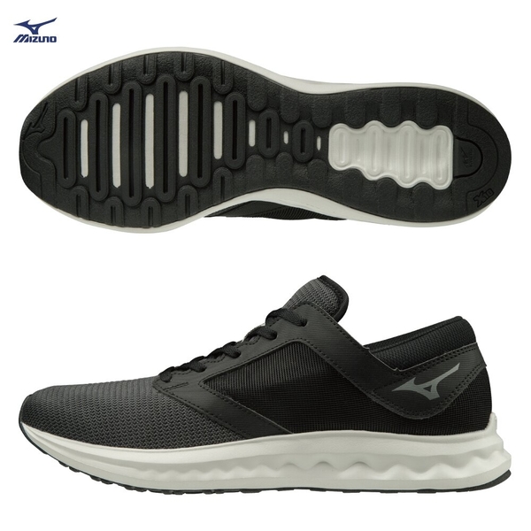 MIZUNO WAVE POLARIS EZ 2 男鞋 慢跑 健走 一般型 耐磨 黑【運動世界】J1GC208251 product thumbnail 2