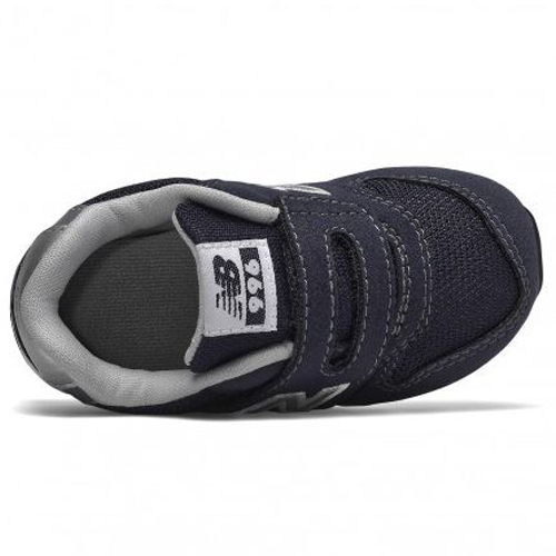 New Balance 996 童鞋 小童 休閒 寬楦 麂皮 網布 耐磨 魔鬼氈 藍【運動世界】IZ996CNV product thumbnail 3