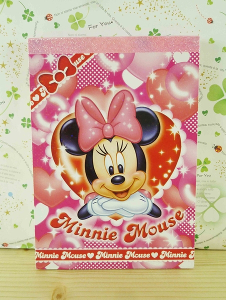 【震撼精品百貨】Micky Mouse_米奇/米妮 ~便條本/筆記本-米妮大頭圖案