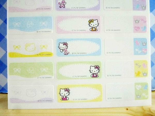 【震撼精品百貨】Hello Kitty 凱蒂貓~KITTY貼紙-姓名粉 product thumbnail 5