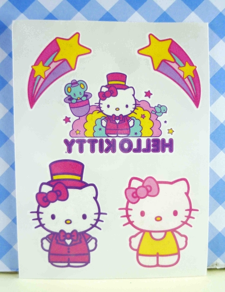 【震撼精品百貨】Hello Kitty 凱蒂貓~KITTY貼紙-紋身貼紙-魔術師(站)