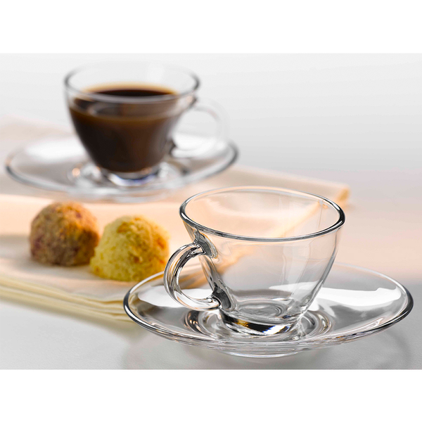【Pasabahce】土耳其 帆船咖啡杯盤組-六件組 230cc 230ml 花茶杯 紅茶杯 精緻玻璃 玻璃杯盤組 product thumbnail 7
