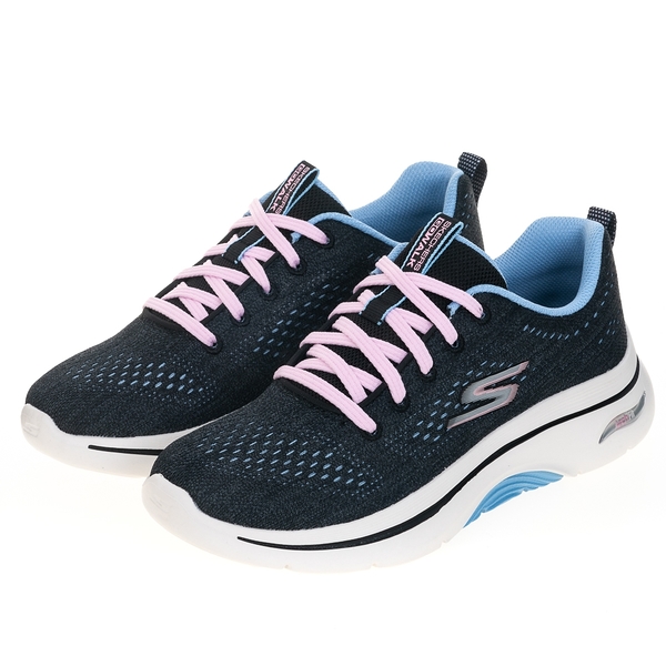 Skechers Go Walk Arch Fit 2 休閒鞋 女鞋 黑藍 輕量 健走鞋 運動鞋 125311BKBL