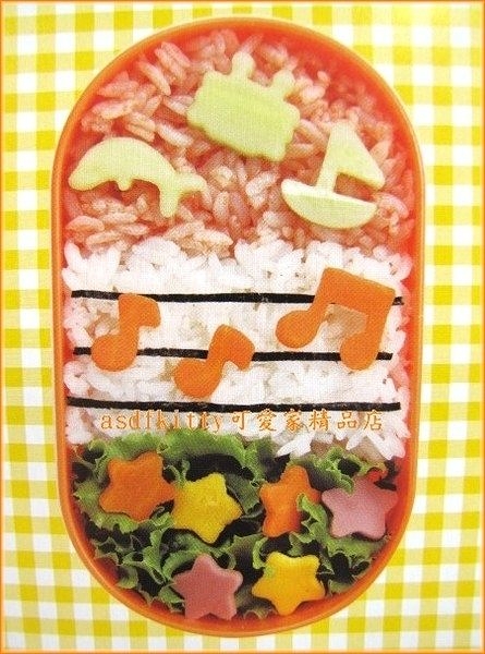 asdfkitty*日本msa-音符螃蟹海豚小船起司壓模-還可壓蔬菜-火腿-做餅乾-日本製