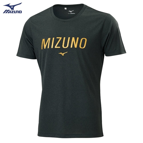 MIZUNO 男裝 上衣 短袖 T恤 合身版型 吸汗快乾 黑【運動世界】32TA001109