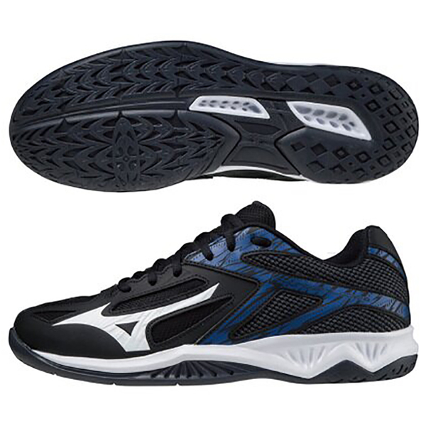 MIZUNO THUNDER BLADE 3 男鞋 排球 輕量 2.5E寬楦 黑藍【運動世界】V1GA217010