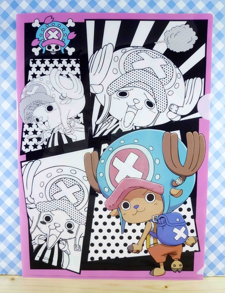 【震撼精品百貨】One Piece_海賊王~A4資料夾-漫畫喬巴