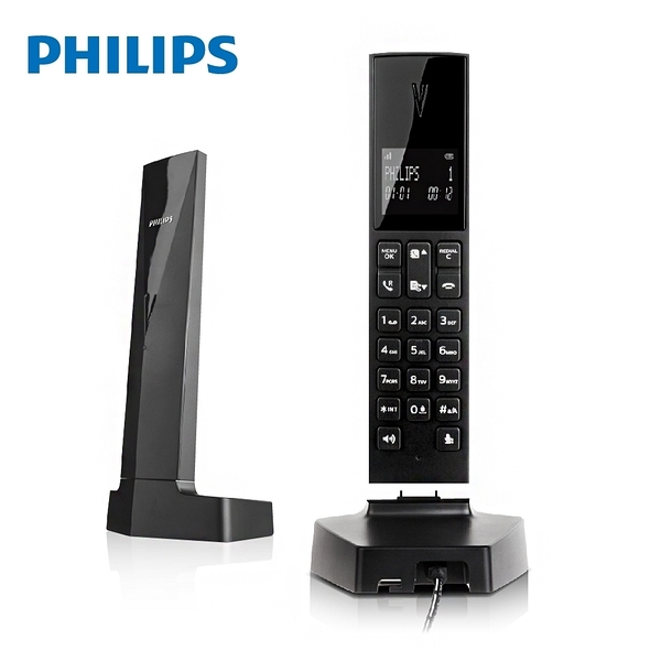 philips 飛利浦 linea v 設計無線電話 m3501b/96