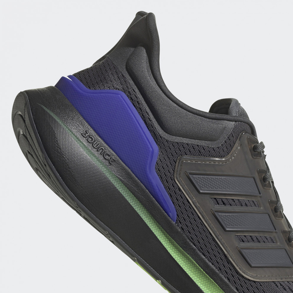 ADIDAS EQ21 RUN 男鞋 慢跑 Bounce 中底 避震 透氣 輕量 黑 藍 綠【運動世界】H00515 product thumbnail 8