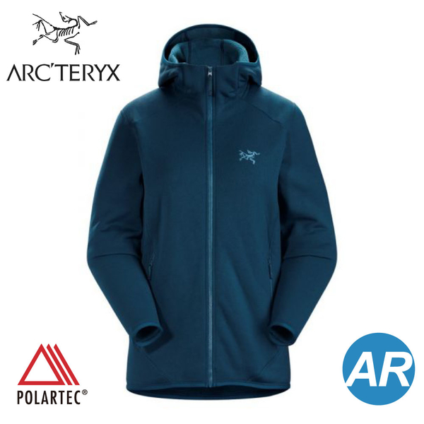 ARC'TERYX 始祖鳥女Kyanite AR刷毛連帽外套《縮時藍》】27969/刷毛外套