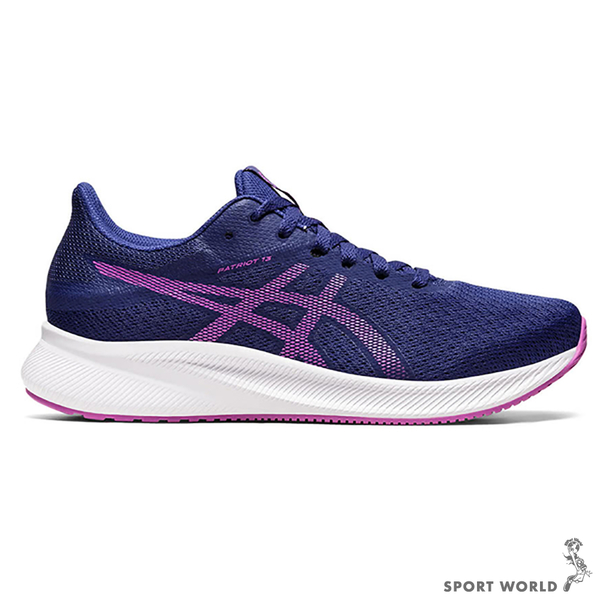 Asics PATRIOT 13 女鞋 慢跑 輕量 緩衝 網布 藍紫 1012B312-401