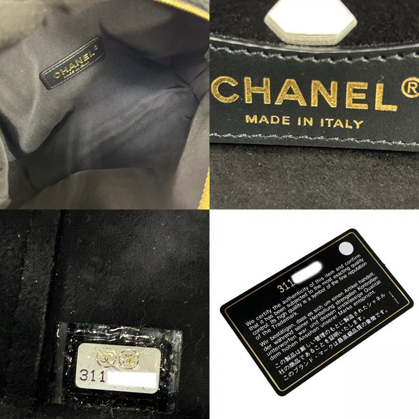 【二手名牌BRAND OFF】CHANEL 香奈兒 金色 牛皮 鏤空 COCO 肩背包 product thumbnail 8