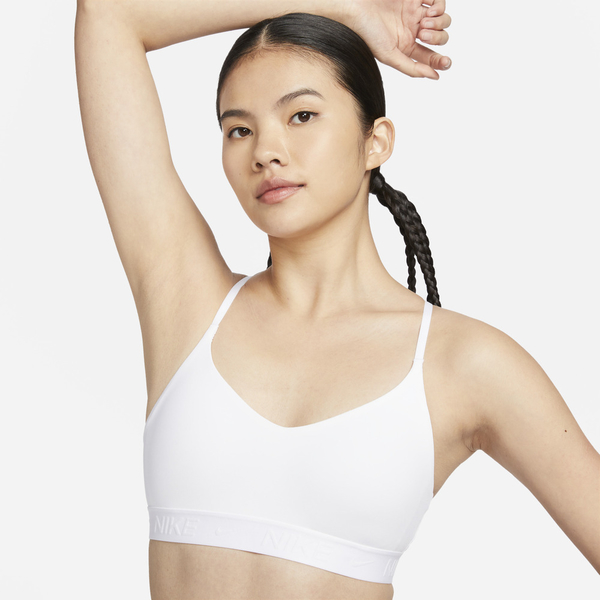 NIKE AS W NK DF INDY LGT SPT BRA 瑜珈 運動內衣 輕度支撐 白色 FD1063-100 product thumbnail 3