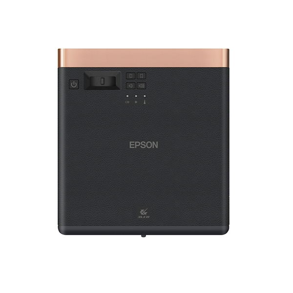 EPSON EF-100BATV 自由視移動光屏 雷射便攜投影機(摩登黑)