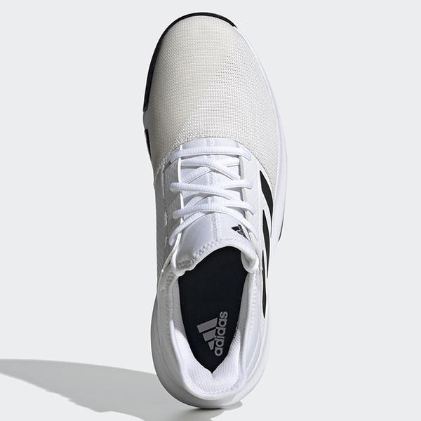 Adidas GAMECOURT 男鞋 網球 襪套 柔軟 透氣 白 黑【運動世界】FU8111 product thumbnail 6