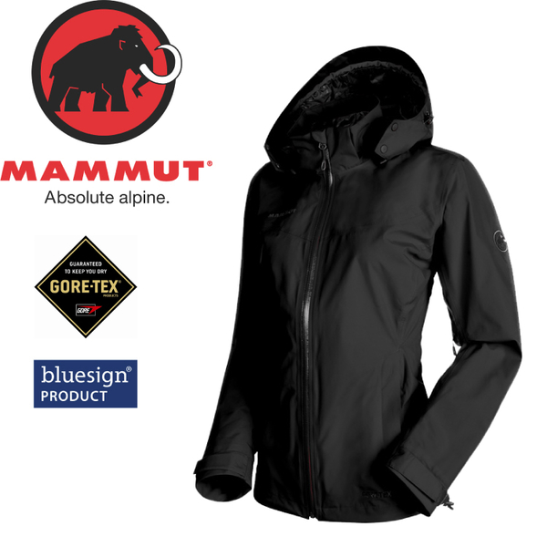 【MAMMUT Ayako Tour HS Jacket 女《黑》】1010-26060-0001/Gore-Tex/防水透氣/風雨衣/連帽防水外套