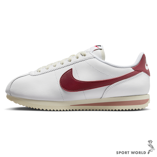 Nike 女鞋 休閒鞋 阿甘鞋 奶油底 Cortez 白紅【運動世界】DN1791-103