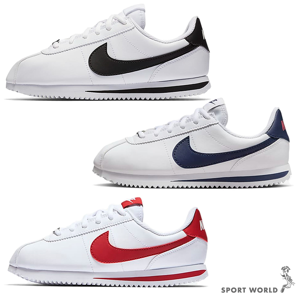 Nike 女鞋 大童鞋 休閒鞋 阿甘鞋 Cortez Basic SL GS 鐵牌【運動世界】904764-102/904764-106/904764-101