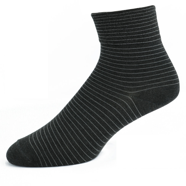 [UF72]UF7014M(20-24)elf除臭竹炭寬口無痕條紋休閒襪 product thumbnail 3