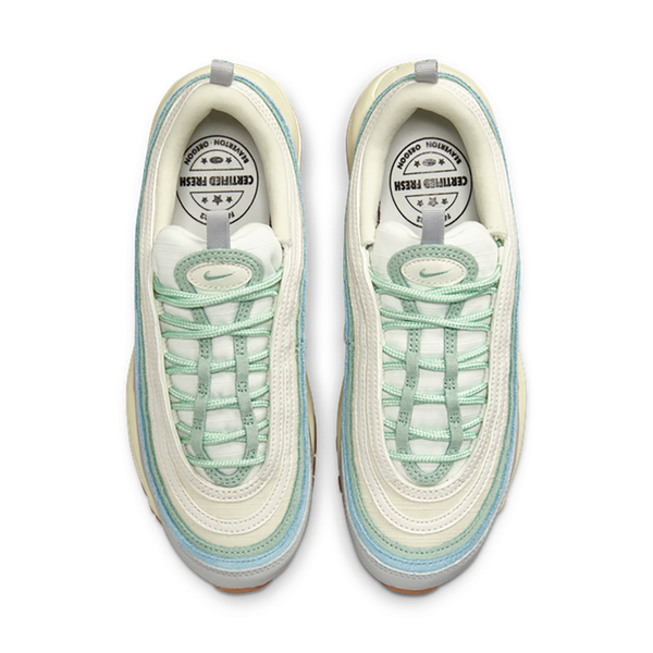 NIKE W AIR MAX 97 女休閒鞋 大氣墊 藍綠白 KAORACER DX5766131 product thumbnail 5