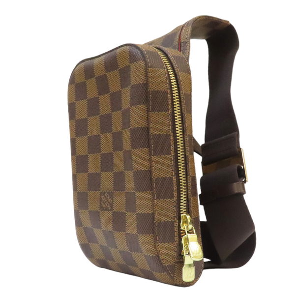 【二手名牌BRAND OFF】LOUIS VUITTON LV 路易威登 棕色 棋盤格 PVC塗層帆布 胸口包 N51994 product thumbnail 3