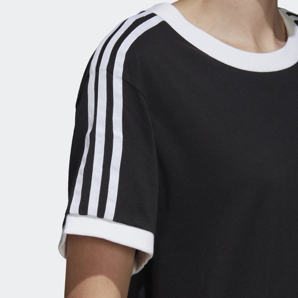 ★現貨在庫★ Adidas 3-Stripes Tee 女裝 短袖 休閒 純棉 黑【運動世界】CY4751 product thumbnail 7