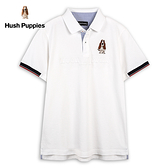 Hush Puppies POLO衫 男裝經典袖配色織帶HP鋼模刺繡狗短袖POLO衫