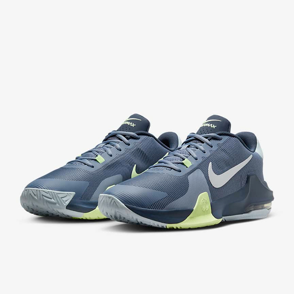 NIKE 籃球鞋 Air Max Impact 4 男 藍色 氣墊 緩震 運動鞋 DM1124-402