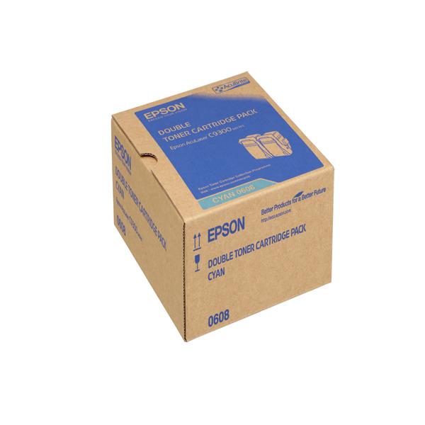 EPSON 愛普生 C13S050608 原廠雙包裝藍色碳粉匣 適用 AL-C9300N product thumbnail 2