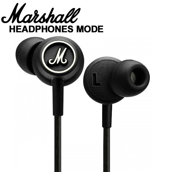 【非凡樂器】Marshall MODE 耳道式耳機 / 酷銀黑 公司貨