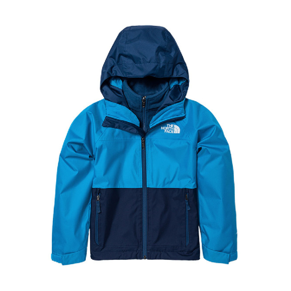 【The North Face 童 DV防水兩件式刷毛保暖外套AP《藍》】7WOM/兩件式/防風外套/露營/登山 product thumbnail 2