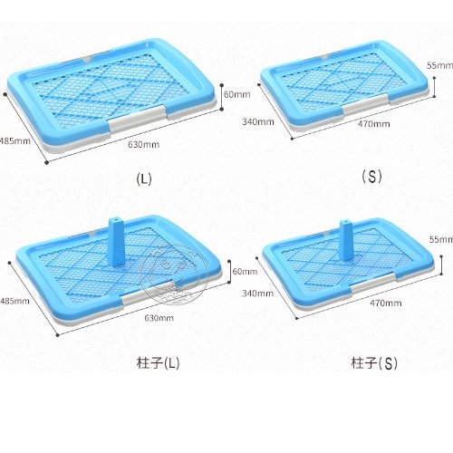 【培菓幸福寵物專營店】dyy》網狀防抓寵物廁所專用便盆不含柱子S號34*47*5.5cm product thumbnail 2