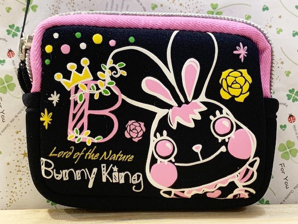 【震撼精品百貨】 Bunny King_邦尼國王兔~香港邦尼兔 錢包/零錢包-黑#72471