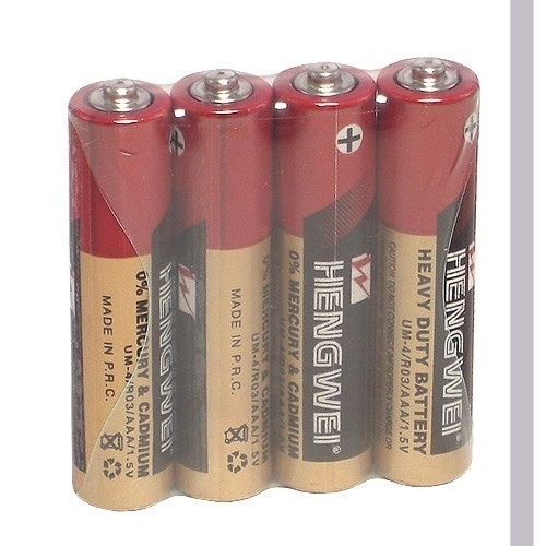 【HENGWEI】環保碳鋅電池4號-4顆入