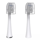 Waterpik 沖牙機刷頭 2入裝 Full Size Replacement Brush Heads With Covers 適用於Sonic-Fusion _e1d