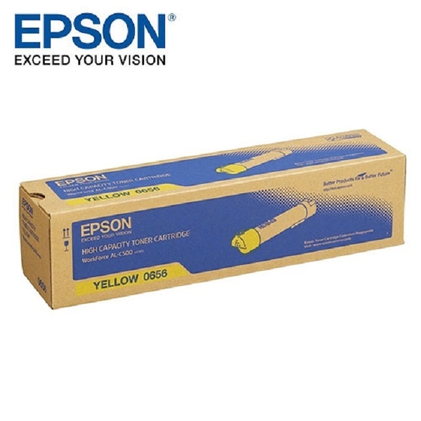 EPSON 愛普生 C13S050656 原廠高容量黃色碳粉匣 適用 C500DN