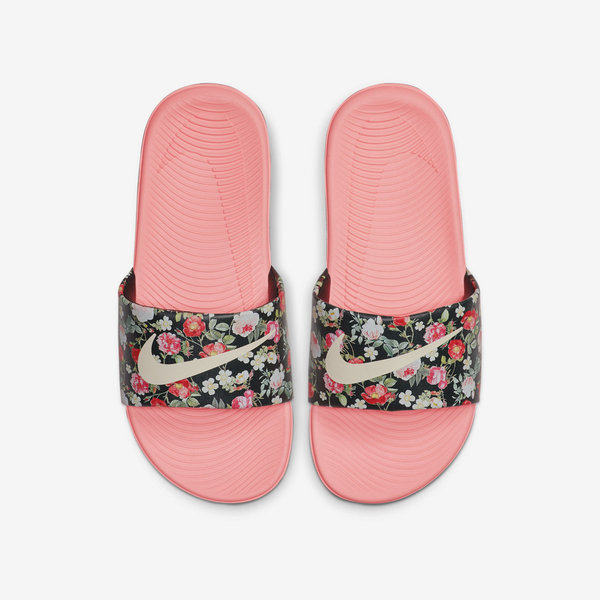 nike kawa slides junior pink