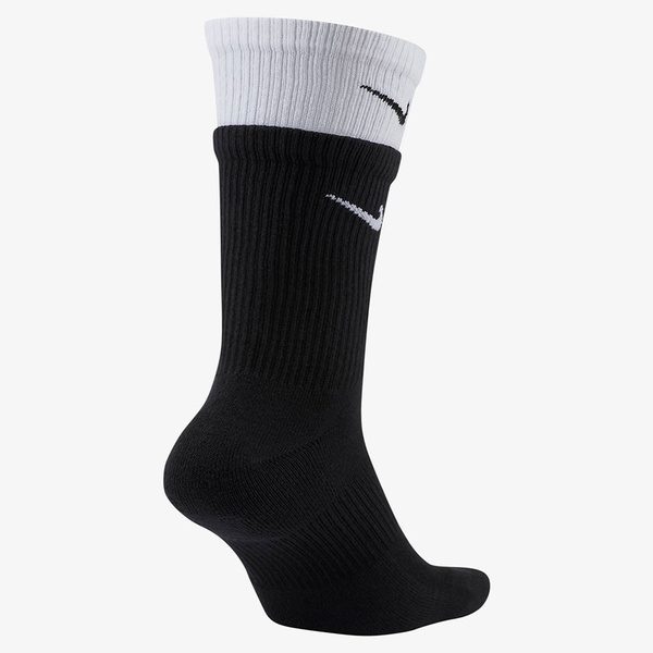 Nike 襪子 短襪 中筒襪 雙層 黑白【運動世界】DD2795-011 product thumbnail 4