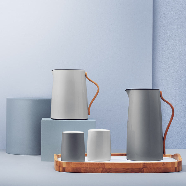 丹麥 Stelton Emma石陶儲物罐(附木蓋)-淺灰 product thumbnail 6