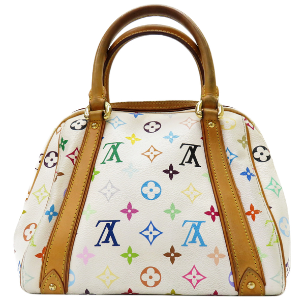 【二手名牌BRAND OFF】LOUIS VUITTON LV 路易威登 白彩 PVC塗層帆布 Priscilla 手提包 M40096 product thumbnail 2