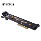米特3C數位–SilverStone 銀欣 ECM28 NVMe SSD SATA M.2 SSD轉PCIex4 1U轉接卡/SST-ECM28