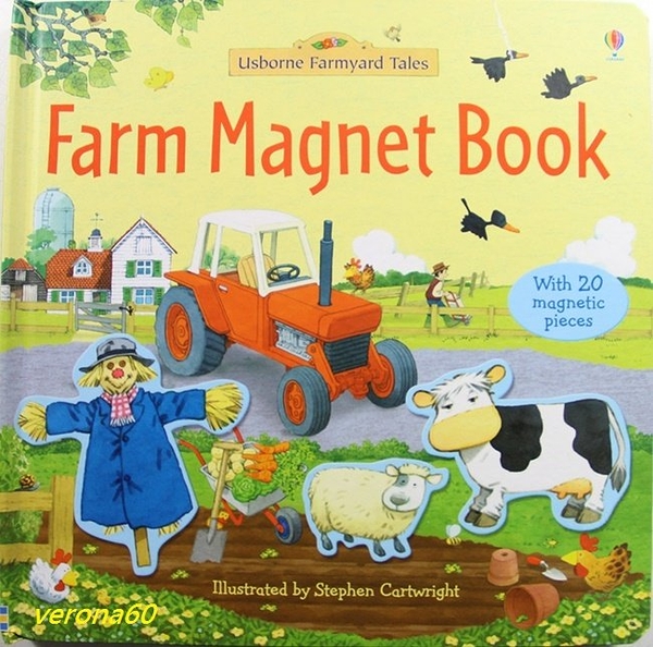 英國 Usborne Magnet Books 磁鐵書 Farm 農場故事＊南風百貨＊