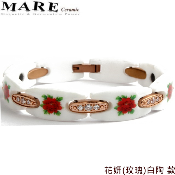 【MARE-精密陶瓷】系列：花妍( 玫瑰 )白陶 款 product thumbnail 2