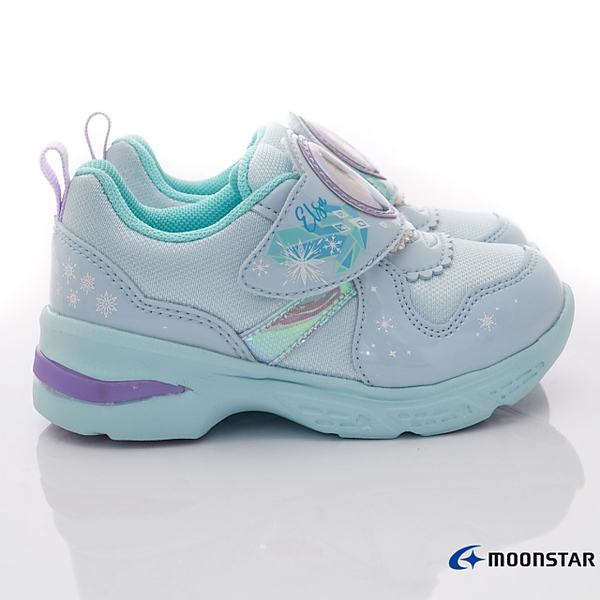 過年特賣-日本Moonstar機能童鞋 2E冰雪奇緣運動鞋C13039藍(中小童) product thumbnail 4
