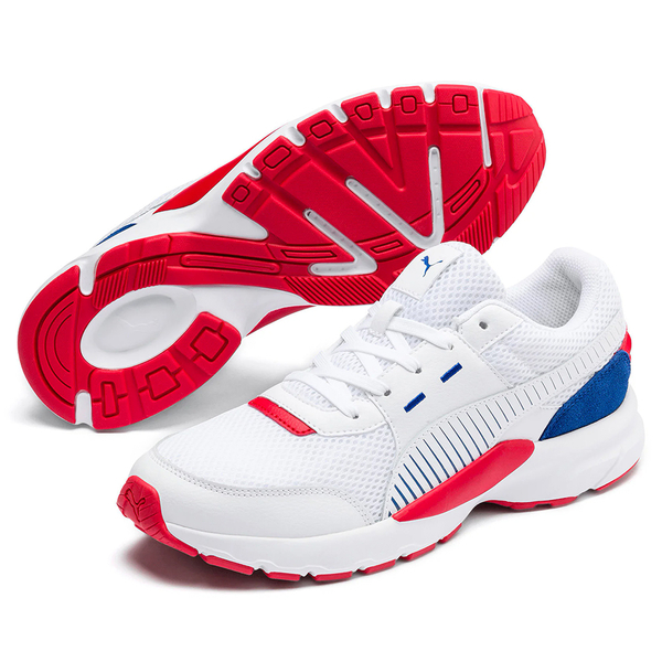 PUMA Future Runner Premium 女鞋 慢跑 訓練 網布 白紅藍 【運動世界】 36950207