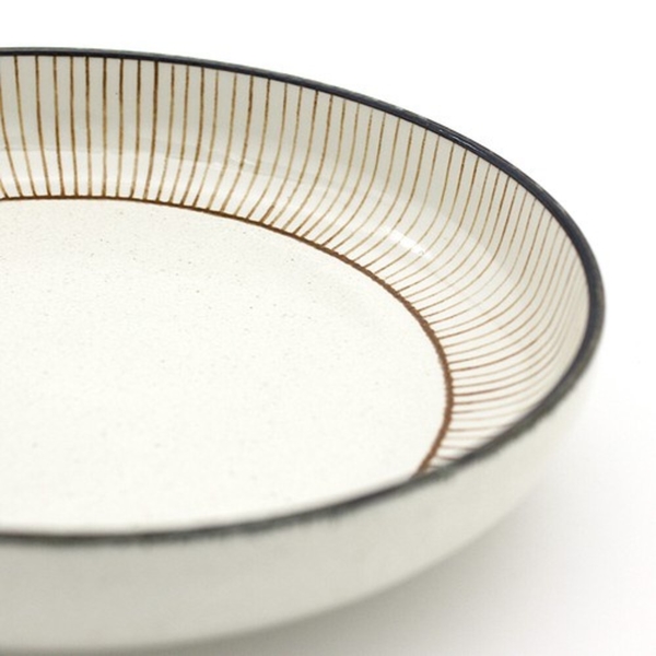 日本製 日式餐碗 美濃燒 復古 十草 湯盤 甜點盤 復古盤 陶瓷盤 湯碗 飯碗 日式餐碗 美濃燒 復古 product thumbnail 3