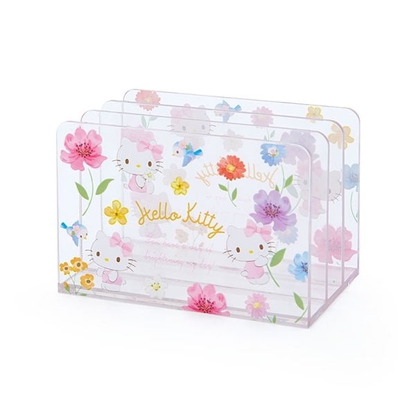 【震撼精品百貨】Hello Kitty 凱蒂貓~日本SANRIO三麗鷗 KITTY壓克力便條紙架(2022新生活)*74880