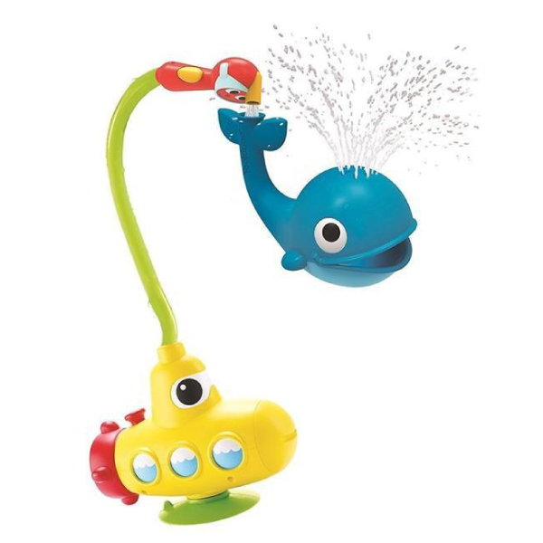 以色列 Yookidoo 戲水玩具-噴水鯨魚蓮蓬頭套組/洗澡玩具/麗兒采家