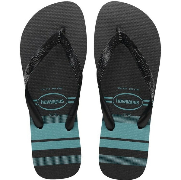 havaianas 哈瓦士 巴西人字拖 男款 Top basic 黑 涼鞋 拖鞋 夾腳拖 海灘鞋【南風百貨】